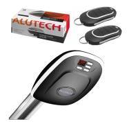 Комплект электропривода ALUTECH LG-500 для гаражных секционных ворот высотой до 2,4м. - цепная рейка фотография