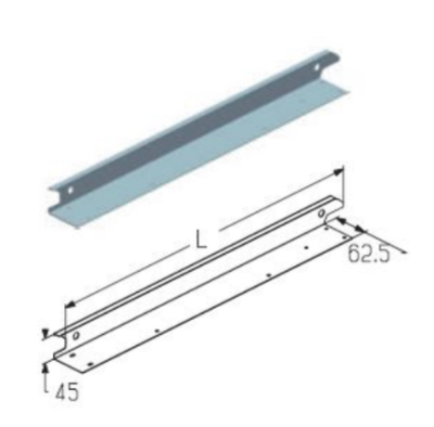 ALUTECH:  401350110 - Накладка боковая  EC-525L фотография