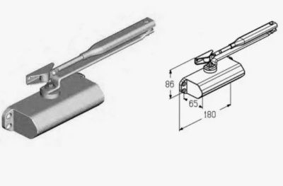 ALUTECH:407740100 - Доводчик дверной  Grand F-65 фотография