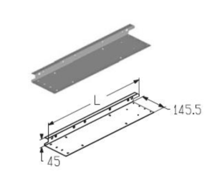 ALUTECH:  401320310 - Накладка боковая  EC-12.450L фотография