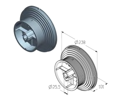 ALUTECH:  403020500 - Барабан  CD120H фотография
